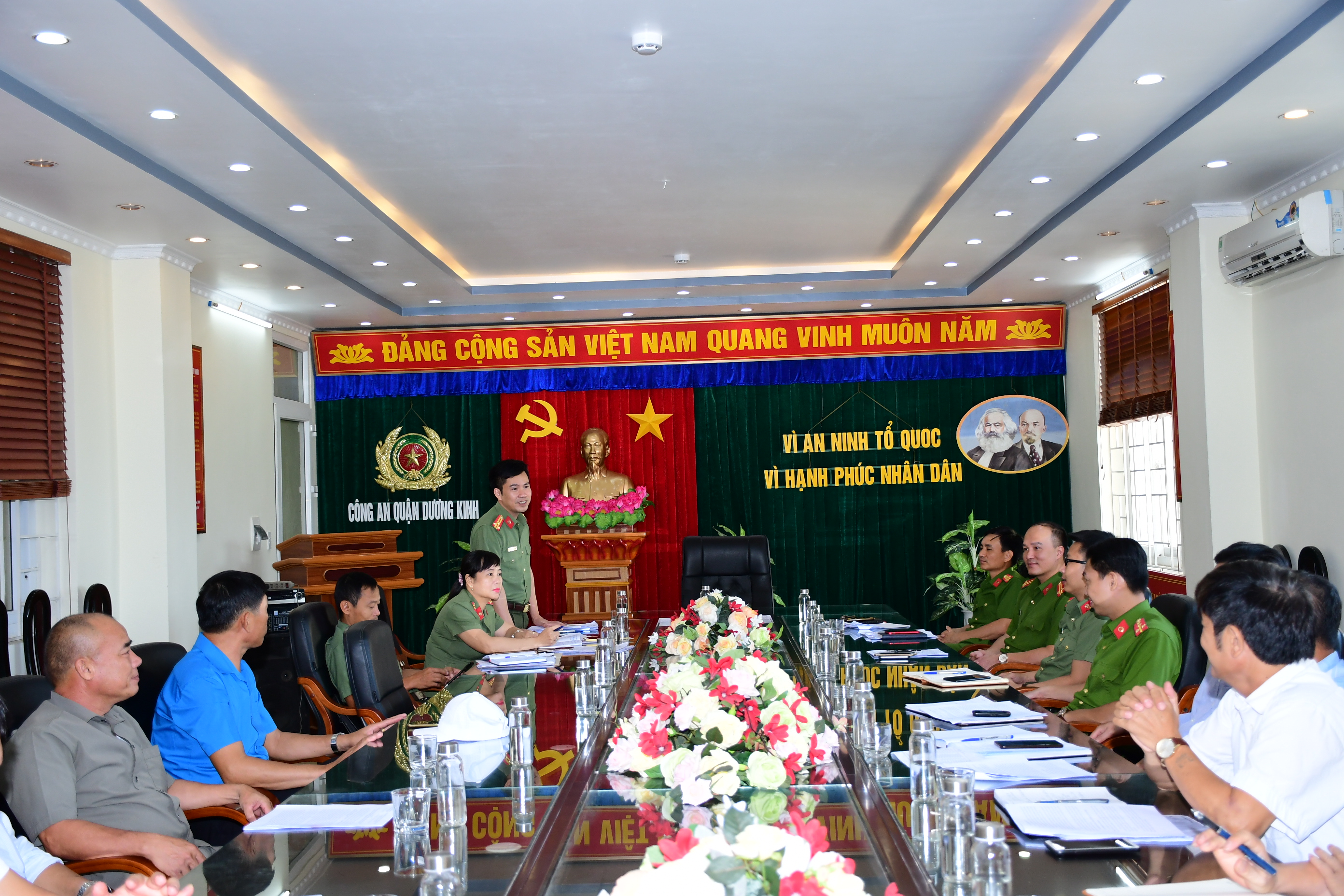 Lực lượng bảo vệ dân phố quận Dương Kinh: Cung cấp cho lực lượng Công an nhiều tin có giá trị liên quan đến ANTT